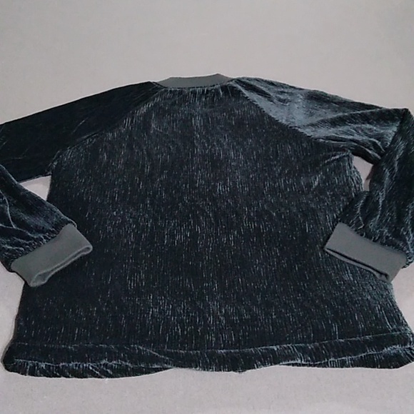 MYSTREE Olive Green Velvet Jacket - Picture 6 of 6